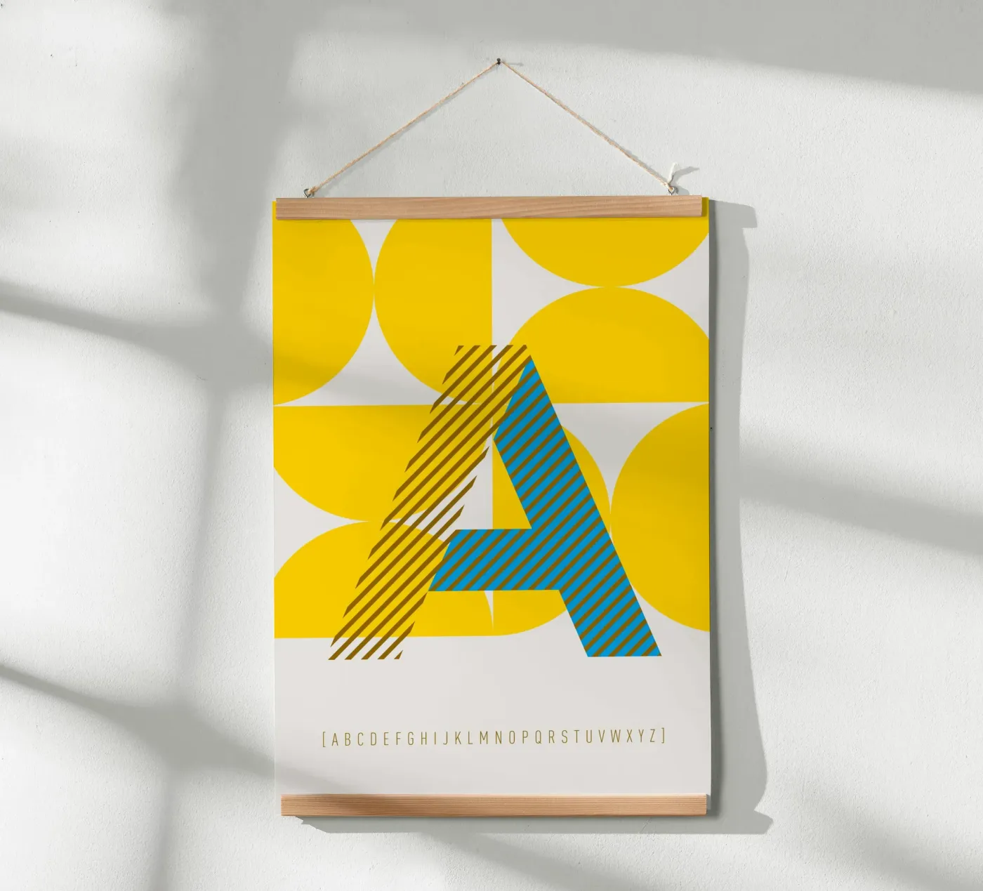 A Typeface Alphabet poster da lazydaypaper