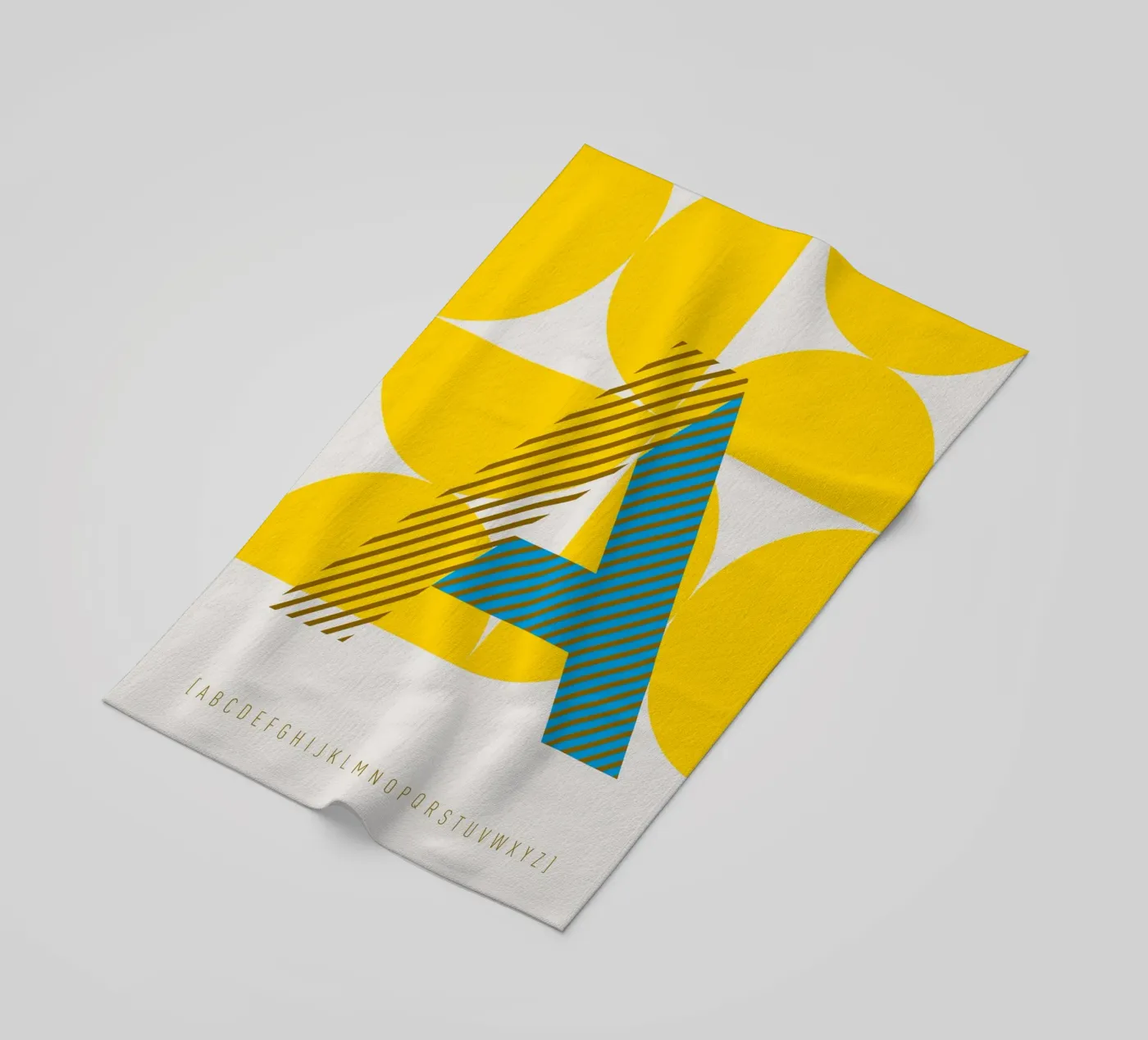 A Typeface Alphabet telo mare da lazydaypaper