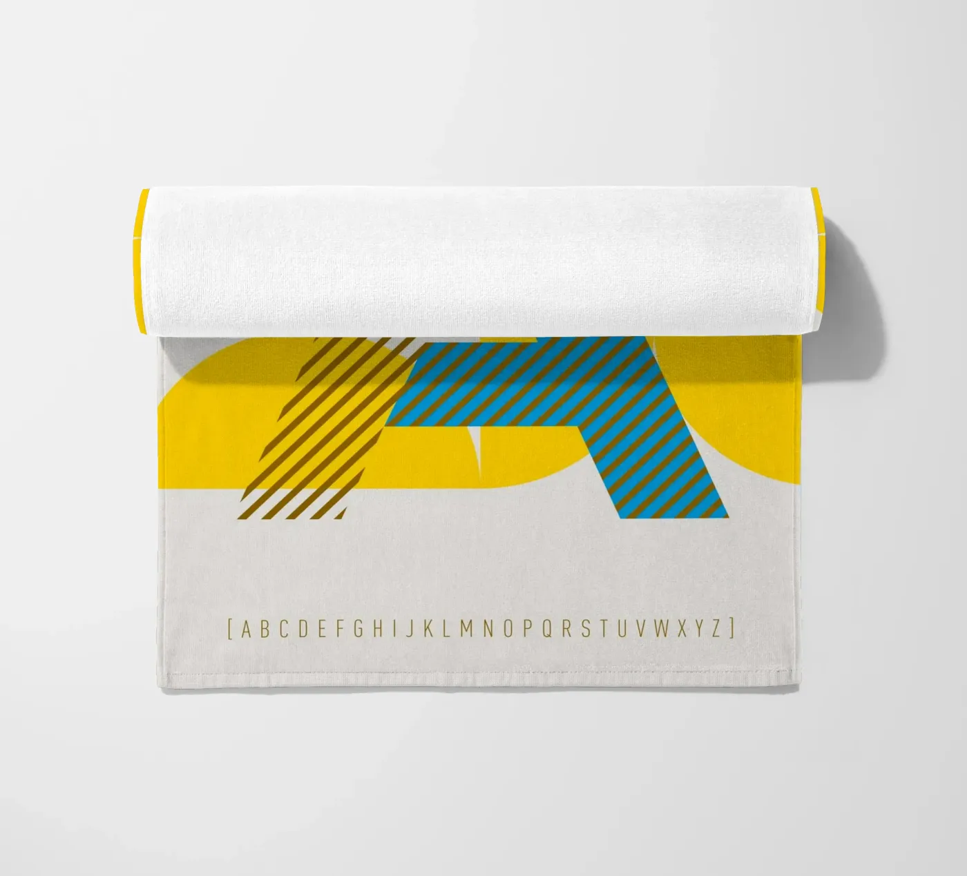 A Typeface Alphabet telo mare da lazydaypaper