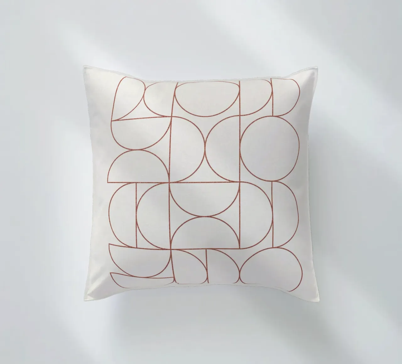 Bauhaus Contour of Semicircles cuscino da apoloprints