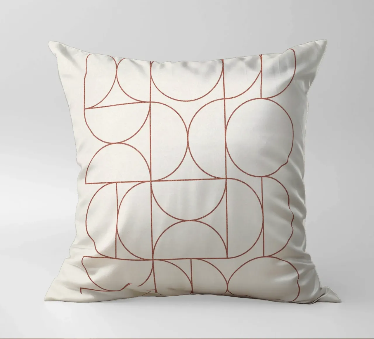 Bauhaus Contour of Semicircles cuscino da apoloprints