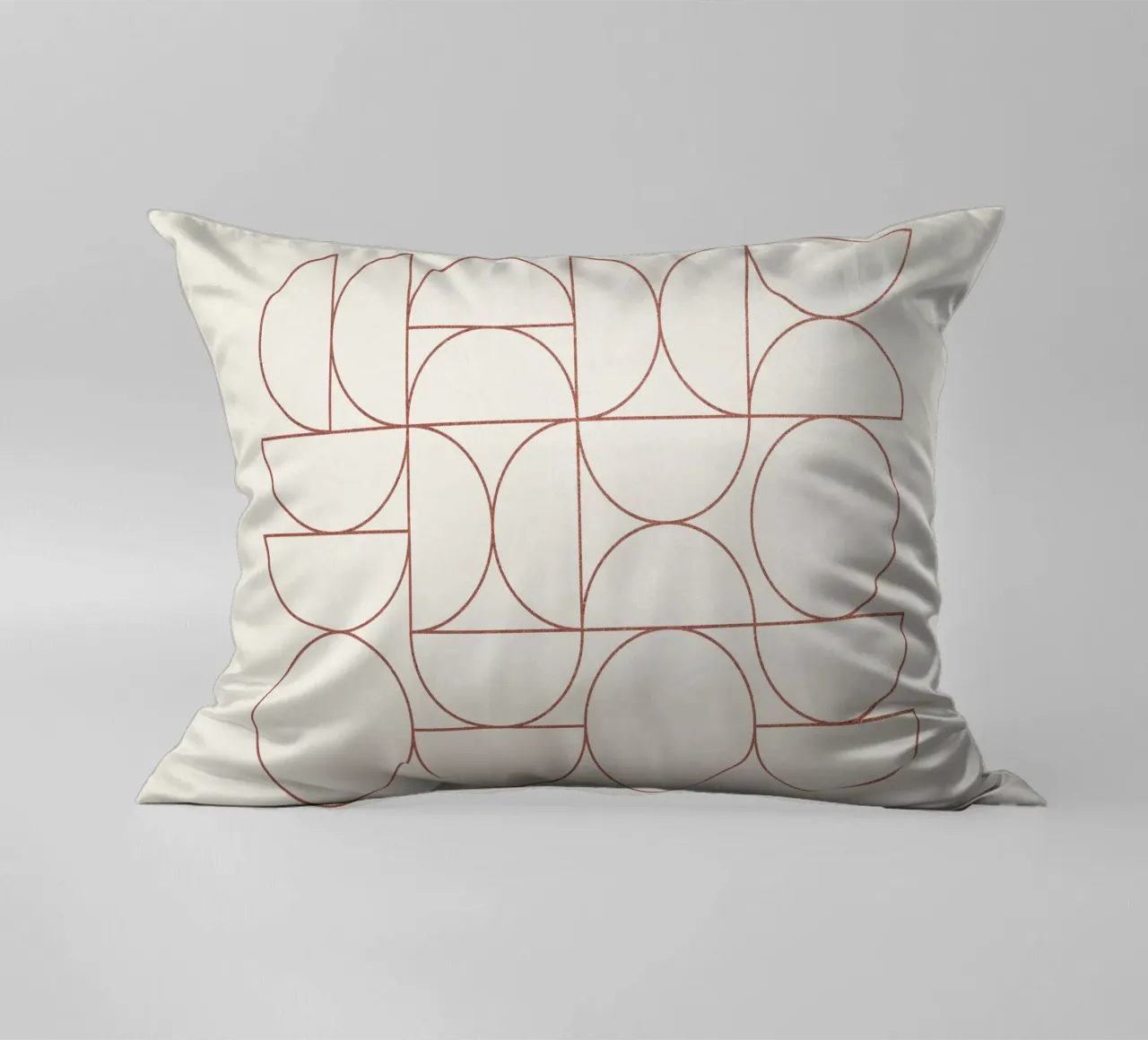 Bauhaus Contour of Semicircles cuscino da apoloprints