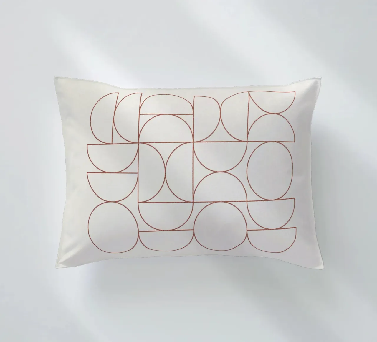 Bauhaus Contour of Semicircles cuscino da apoloprints