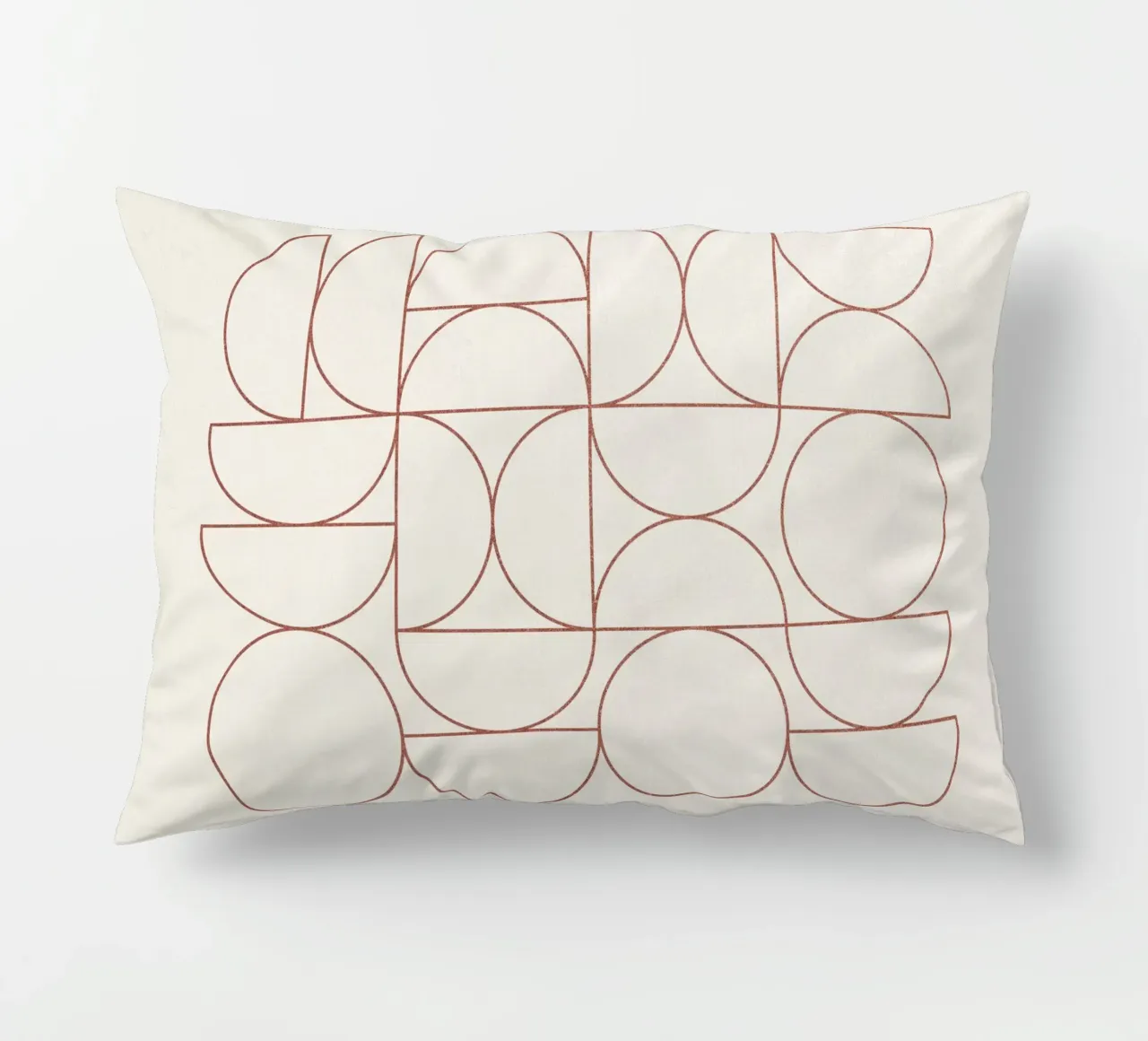 Bauhaus Contour of Semicircles cuscino da apoloprints
