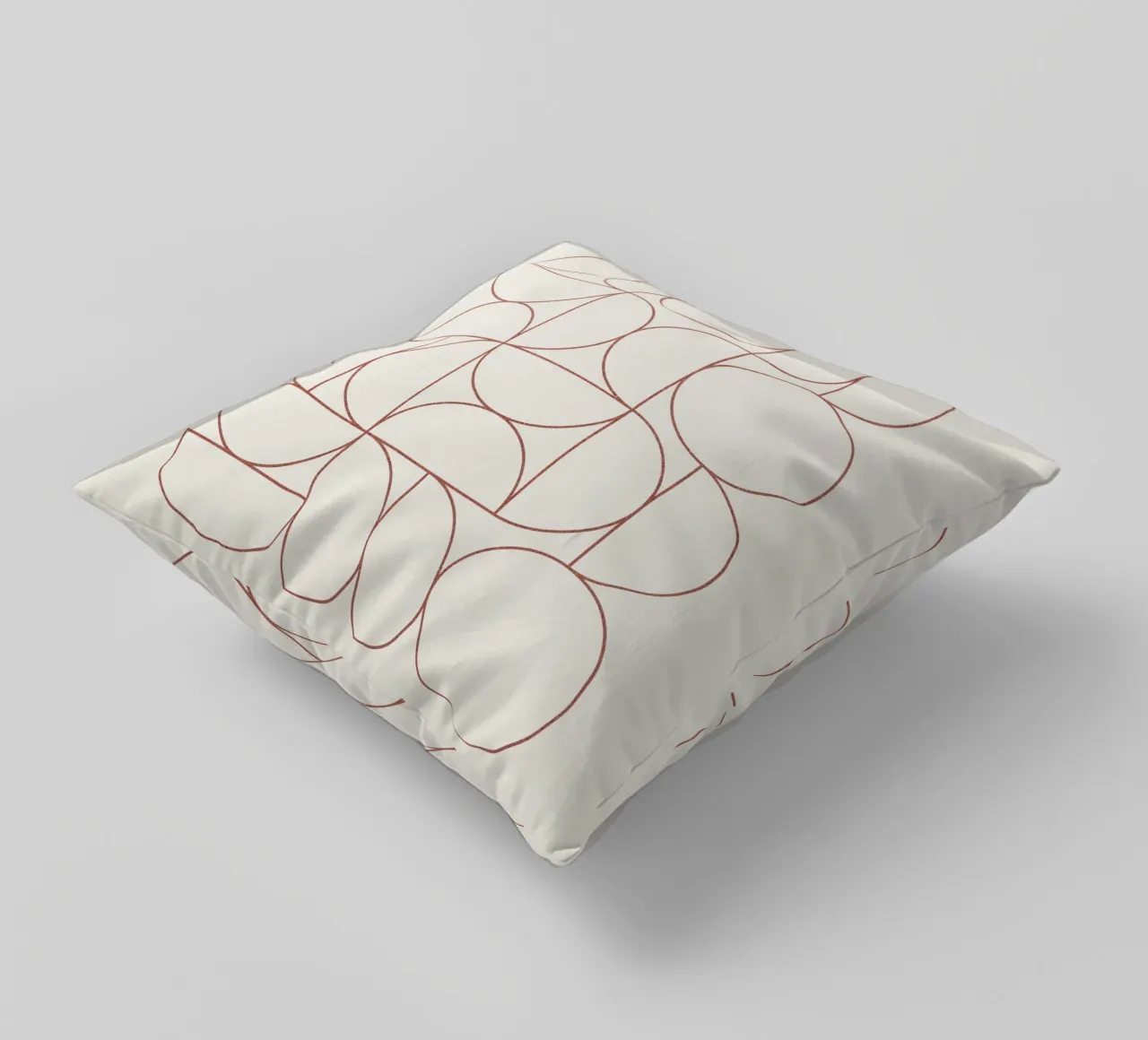 Bauhaus Contour of Semicircles cuscino da apoloprints