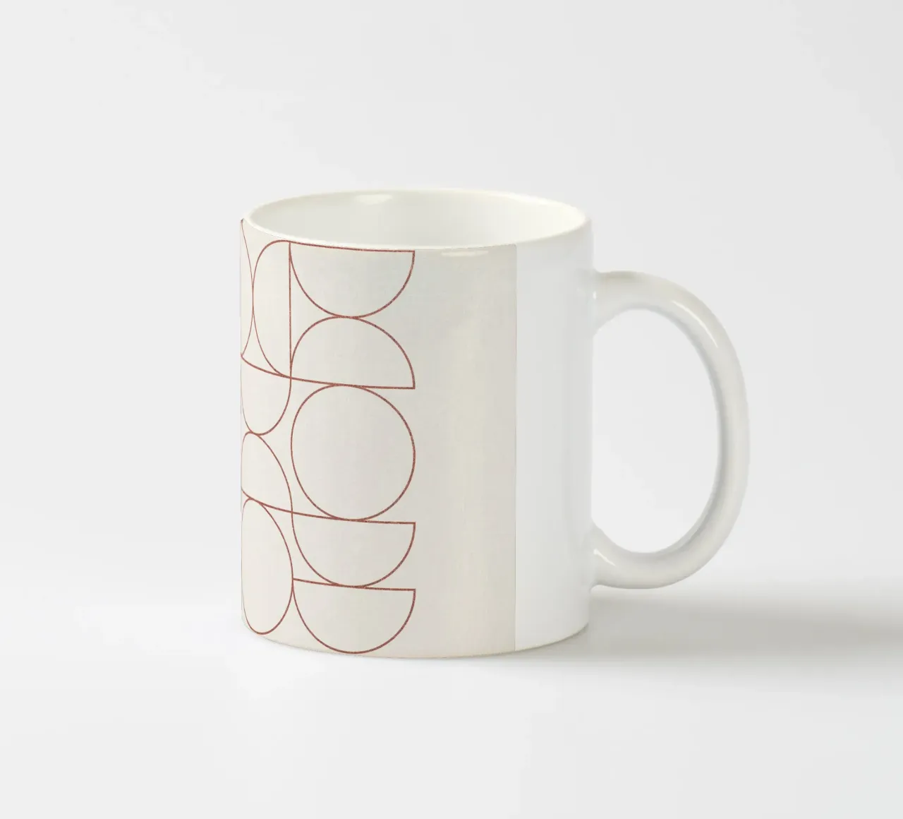 Bauhaus Contour of Semicircles tazza in ceramica da apoloprints