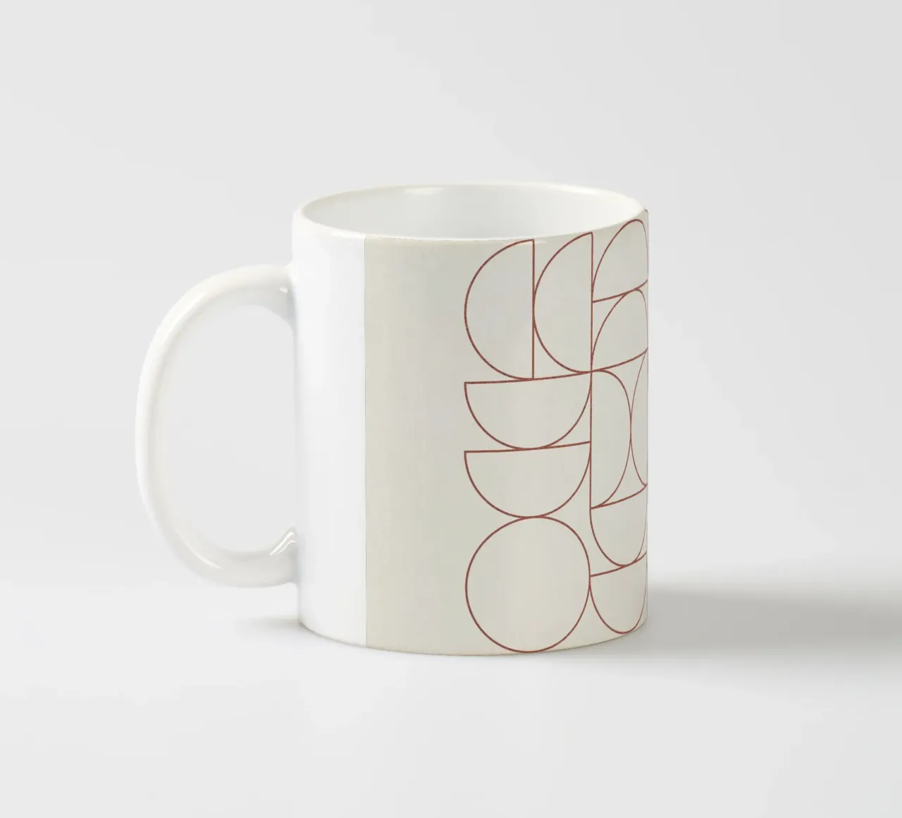 Bauhaus Contour of Semicircles tazza in ceramica da apoloprints