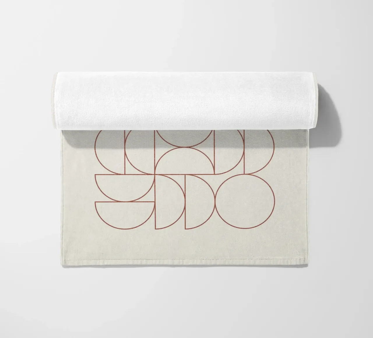 Bauhaus Contour of Semicircles telo mare da apoloprints