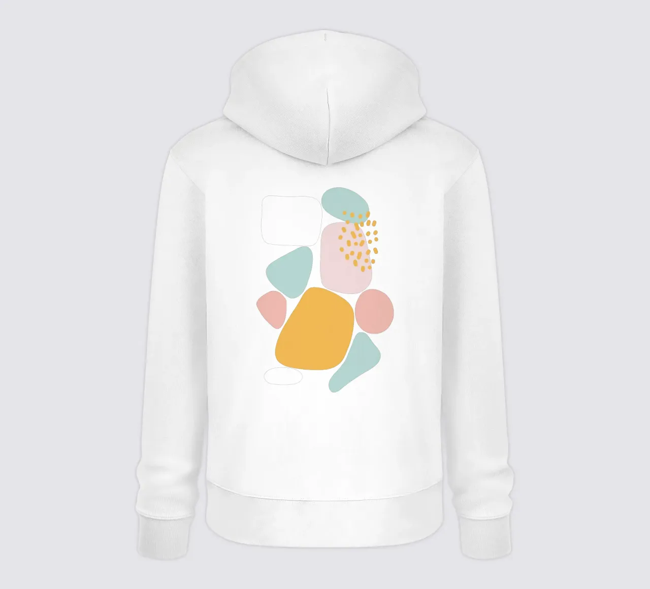Pastel pebbles felpa con cappuccio da BAINAI