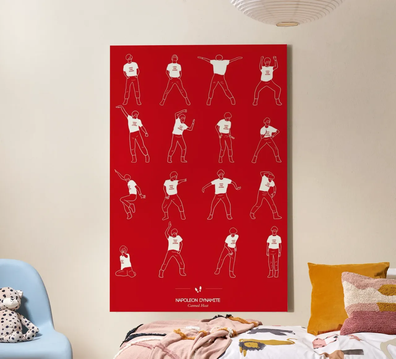 Napoleon Dynamite - Canned Heat canvas by Niege Borges