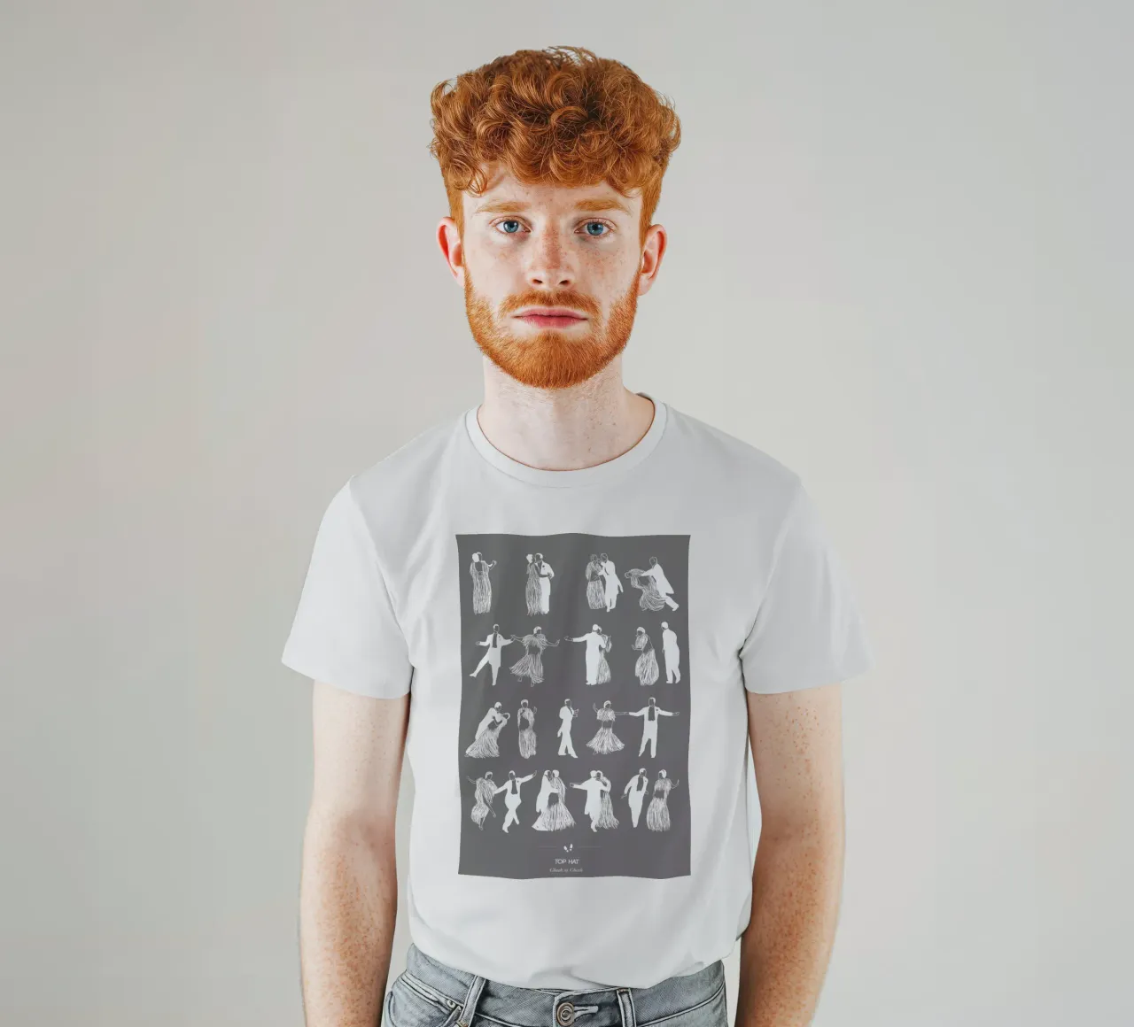 Top Hat - Cheek to Cheek t-shirt da Niege Borges