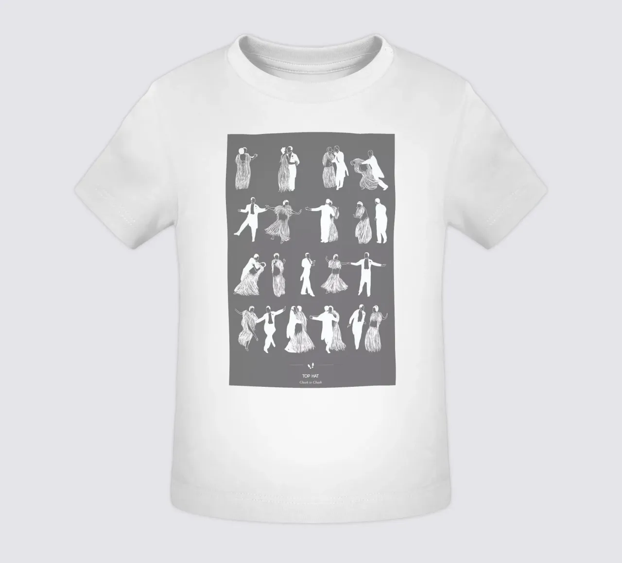 Top Hat - Cheek to Cheek maglietta neonato da Niege Borges