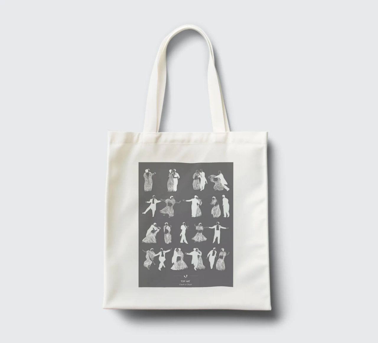 Top Hat - Cheek to Cheek borsa in juta da Niege Borges