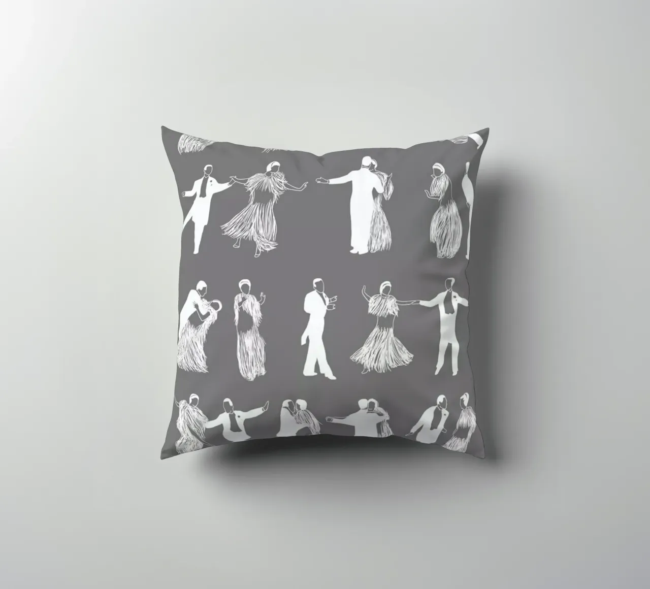 Top Hat - Cheek to Cheek cuscino da Niege Borges