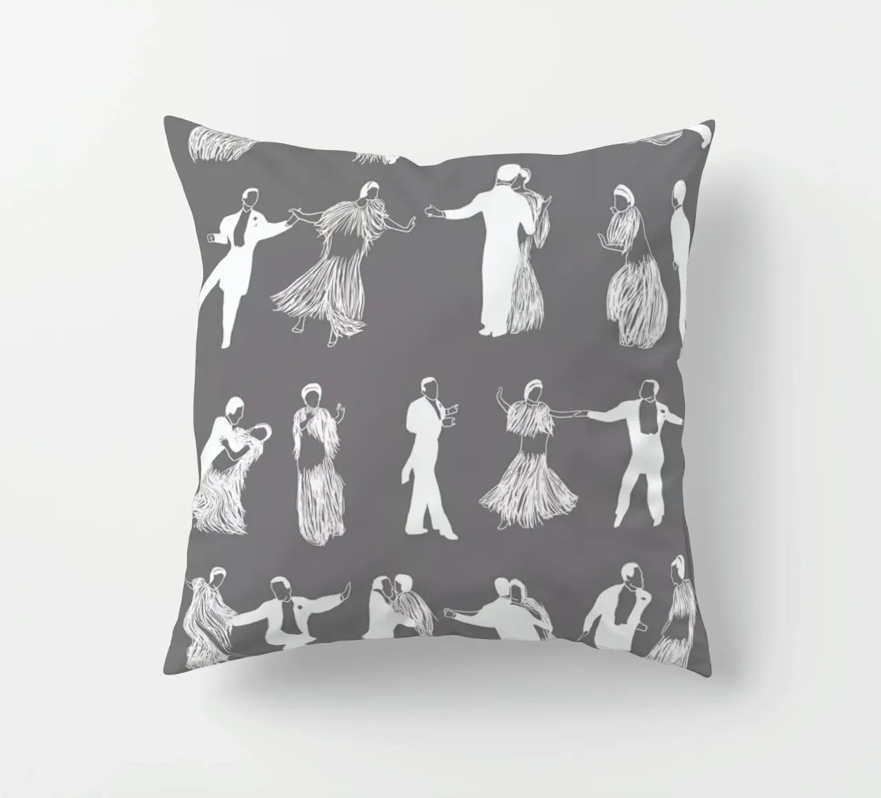 Top Hat - Cheek to Cheek cuscino da Niege Borges