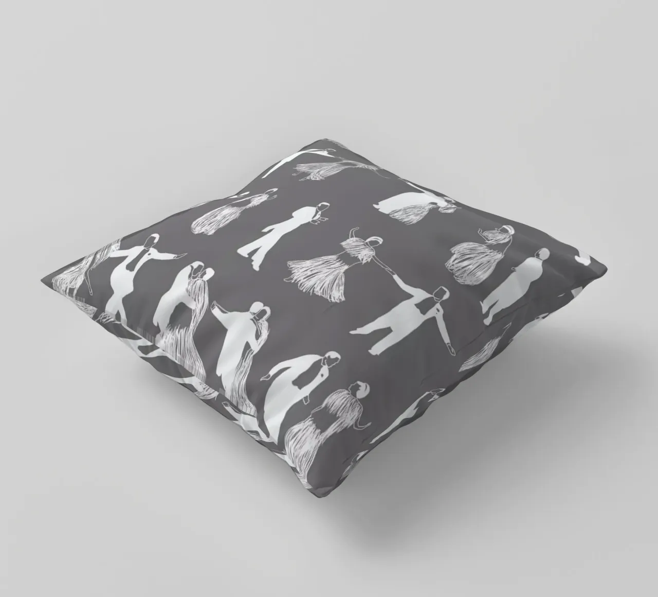 Top Hat - Cheek to Cheek cuscino da Niege Borges