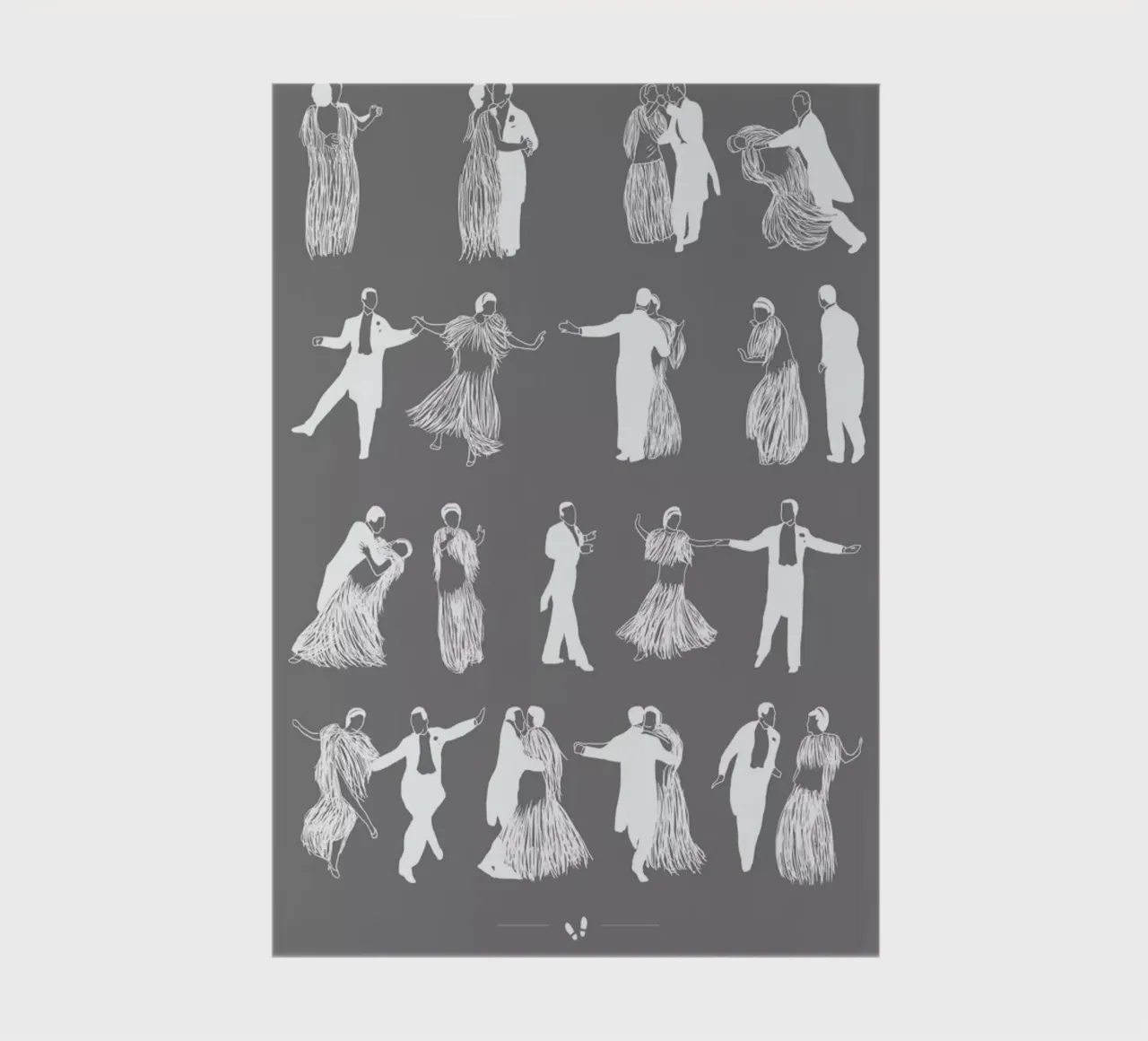 Top Hat - Cheek to Cheek notebook by Niege Borges