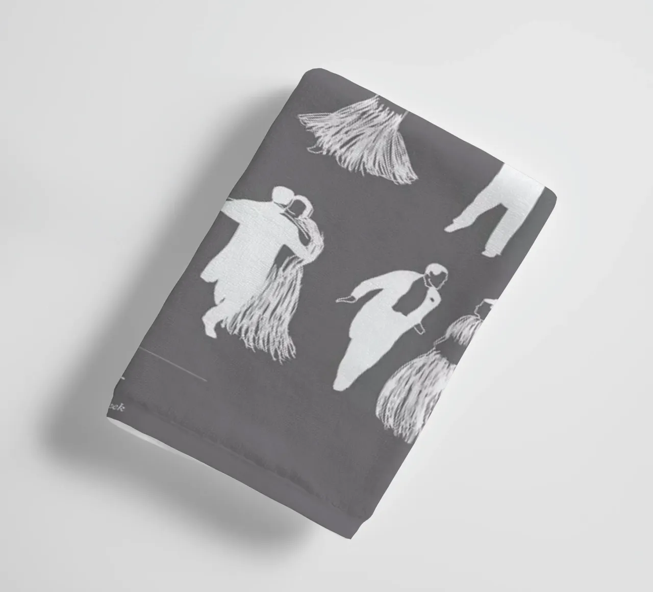 Top Hat - Cheek to Cheek asciugamano da bagno da Niege Borges