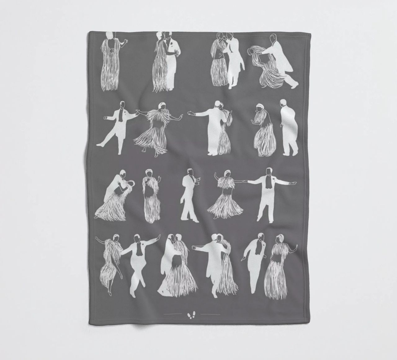 Top Hat - Cheek to Cheek coperta in pile da Niege Borges