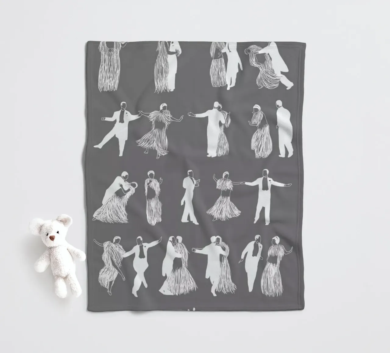 Top Hat - Cheek to Cheek coperta in pile da Niege Borges