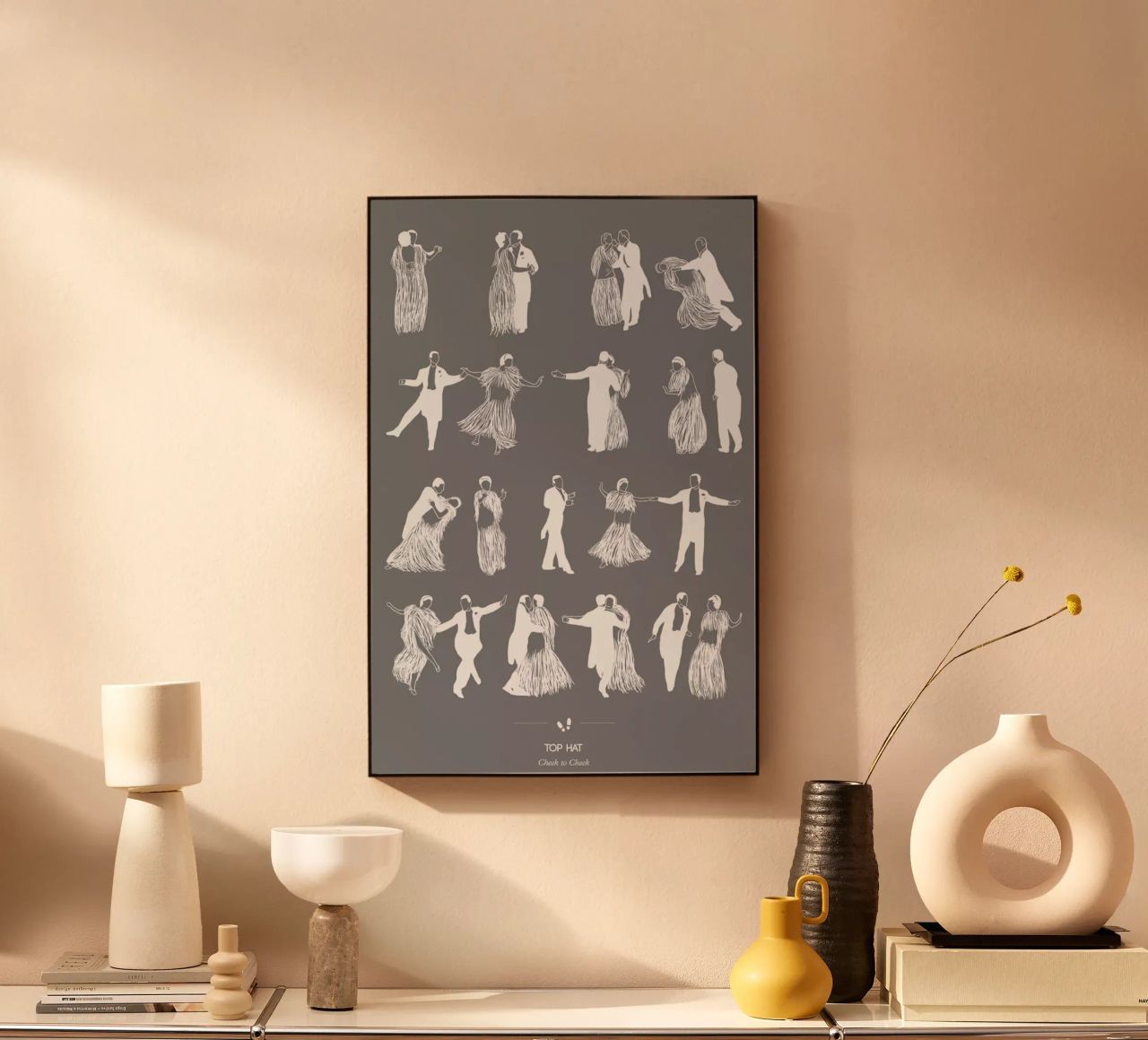 Top Hat - Cheek to Cheek alluminio dibond da Niege Borges