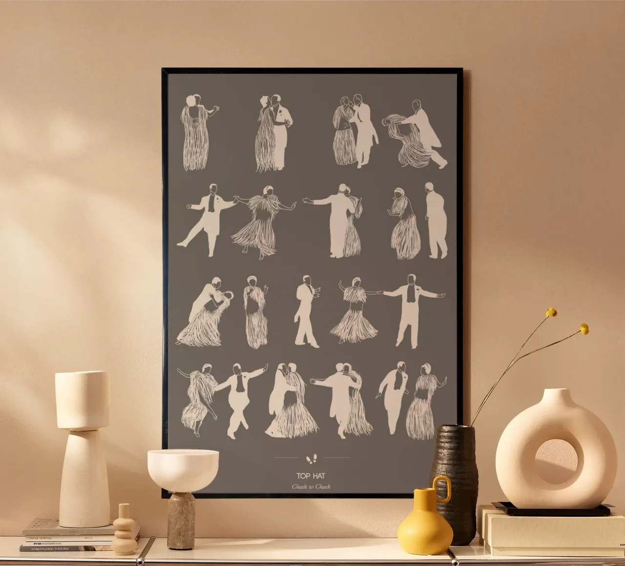 Top Hat - Cheek to Cheek carta hahnemühle da Niege Borges