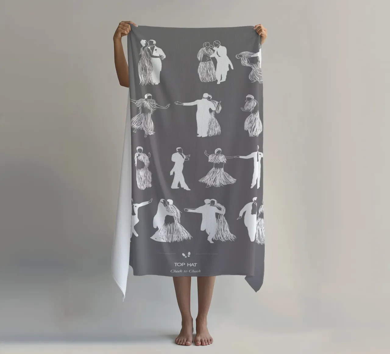 Top Hat - Cheek to Cheek telo mare da Niege Borges