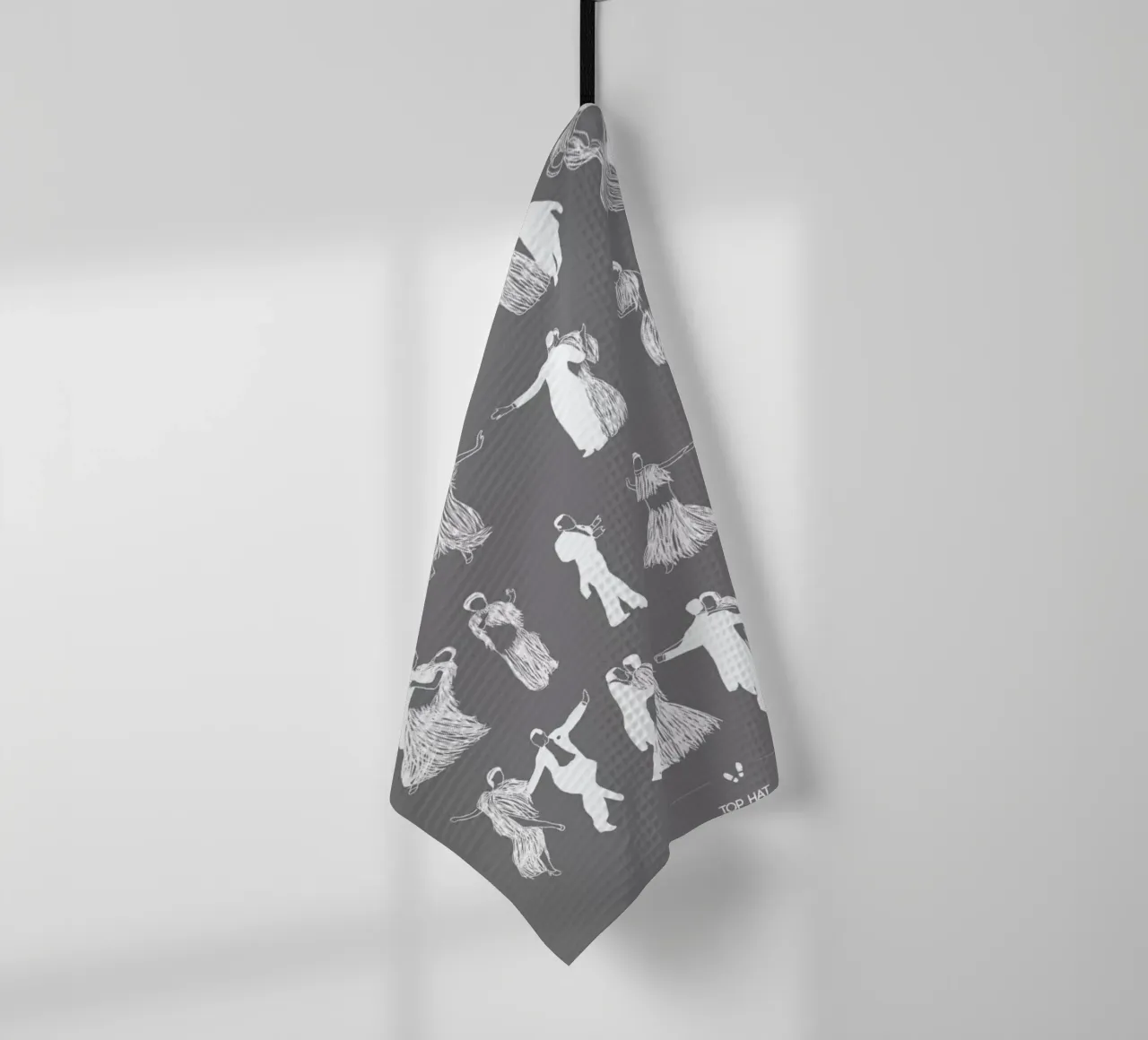 Top Hat - Cheek to Cheek canovaccio da cucina da Niege Borges