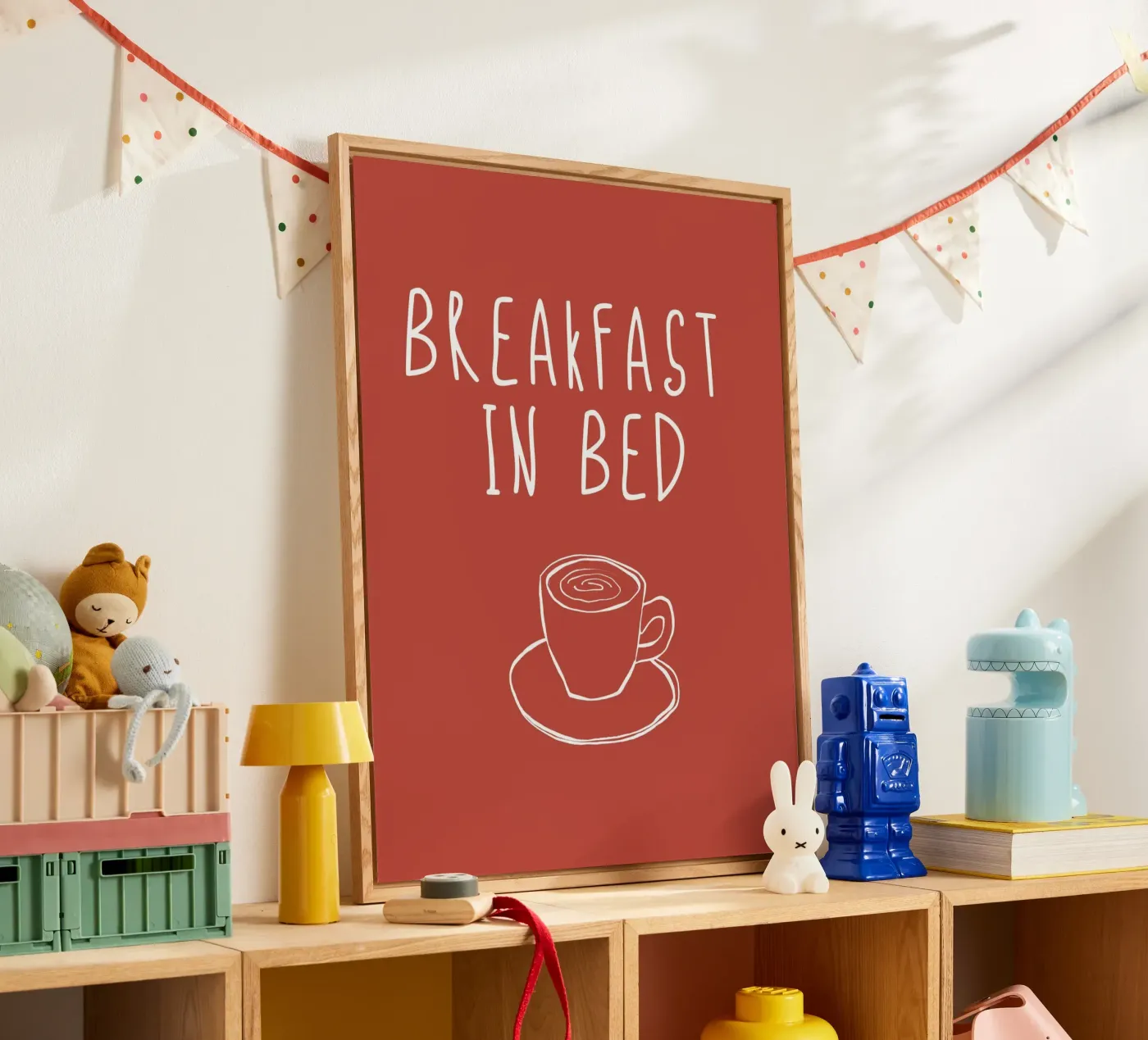 Breakfast in Bed Acryl-Glas von ramosashop