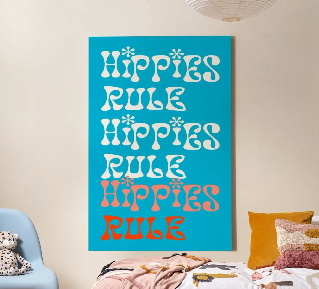 Hippies Rule tela da Casa Cartissi