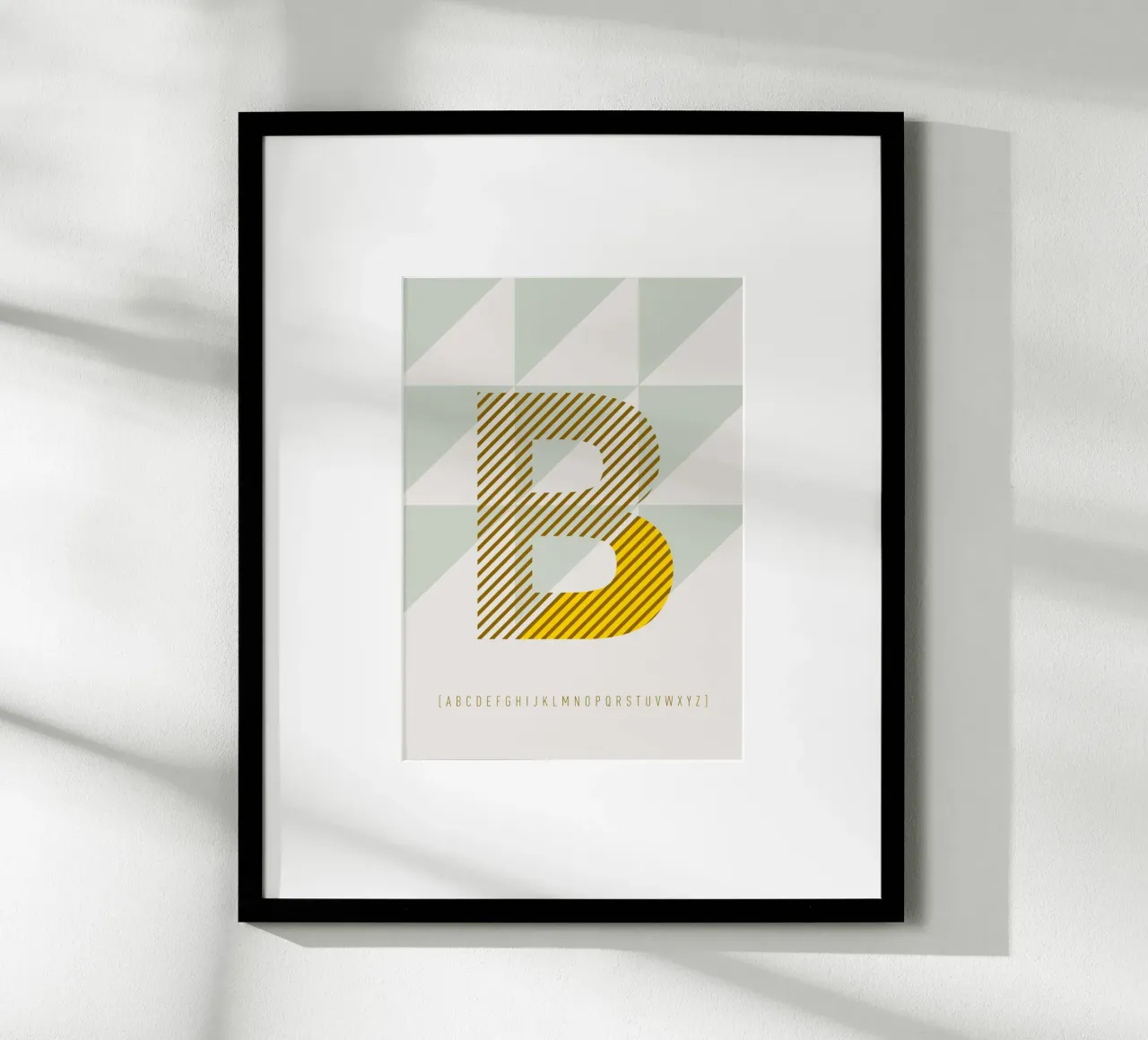 B Typeface Alphabet carta hahnemühle da lazydaypaper