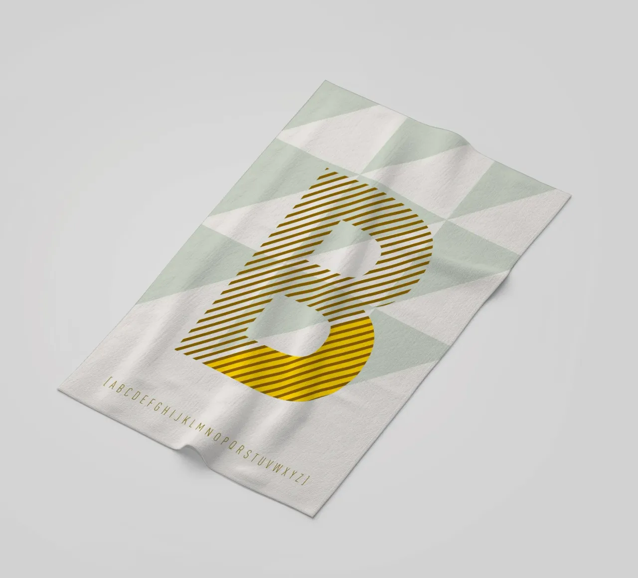 B Typeface Alphabet telo mare da lazydaypaper