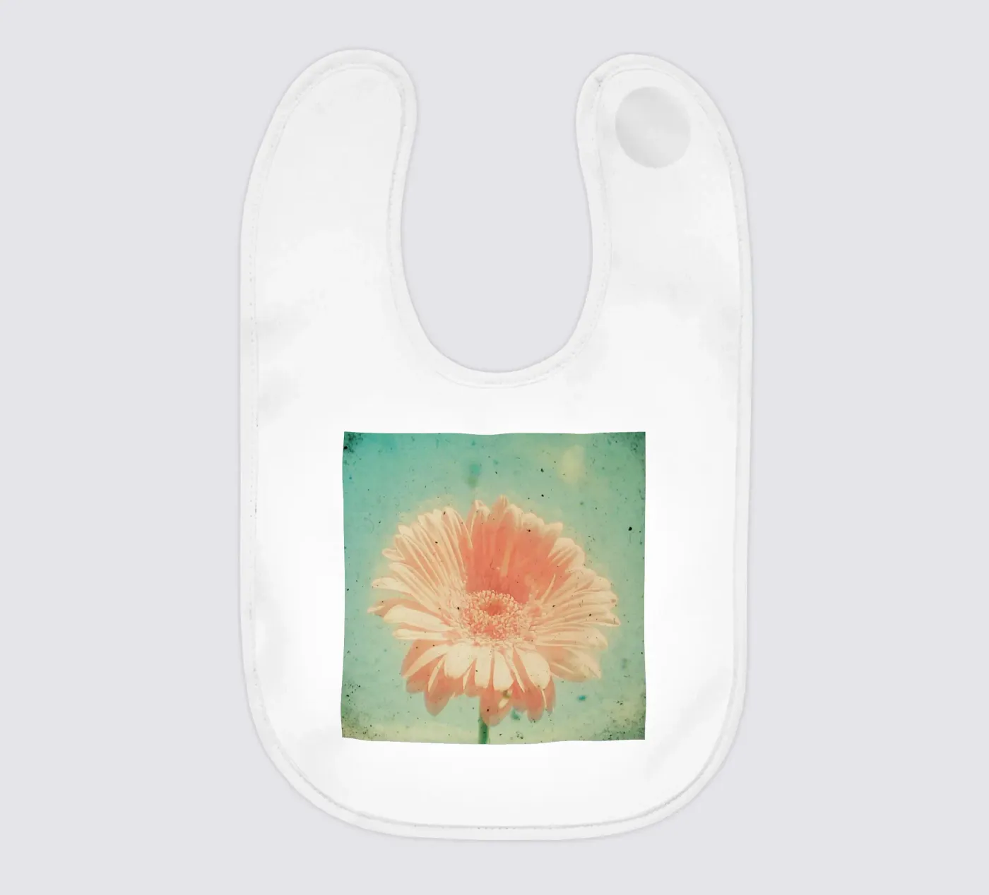 Gerbera baby slabbetje van Cassia Beck Photography