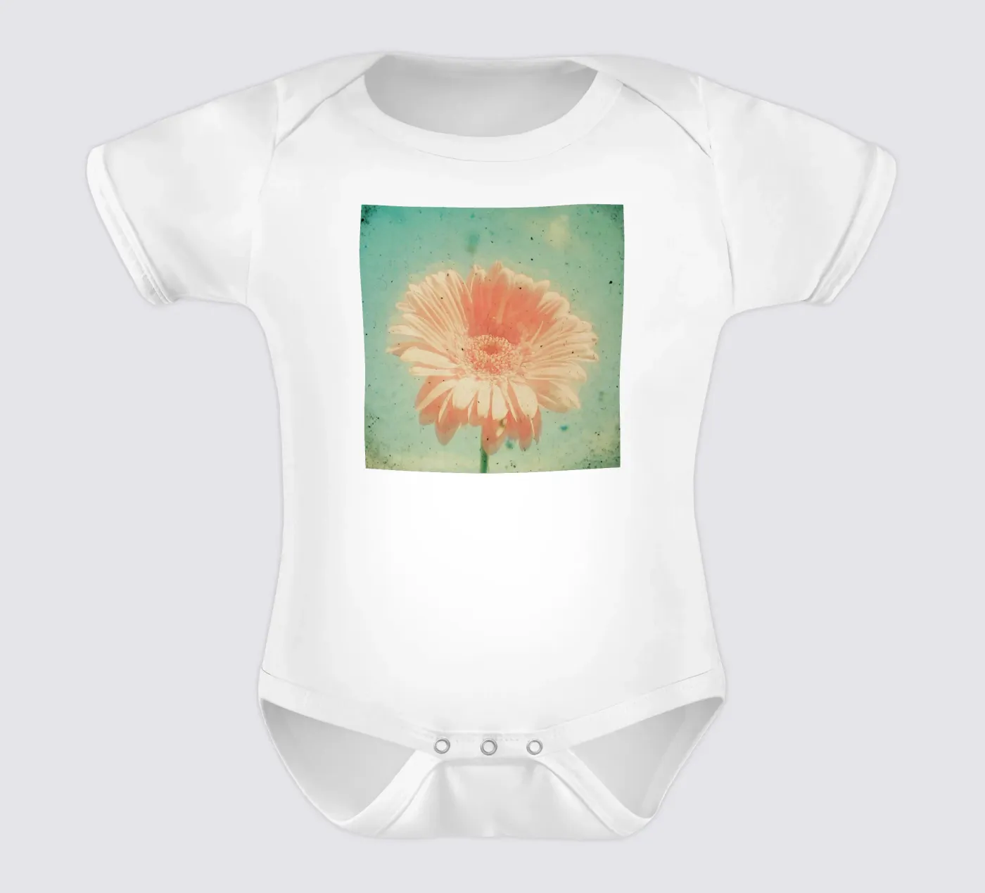 Gerbera body neonato maniche corte da Cassia Beck Photography