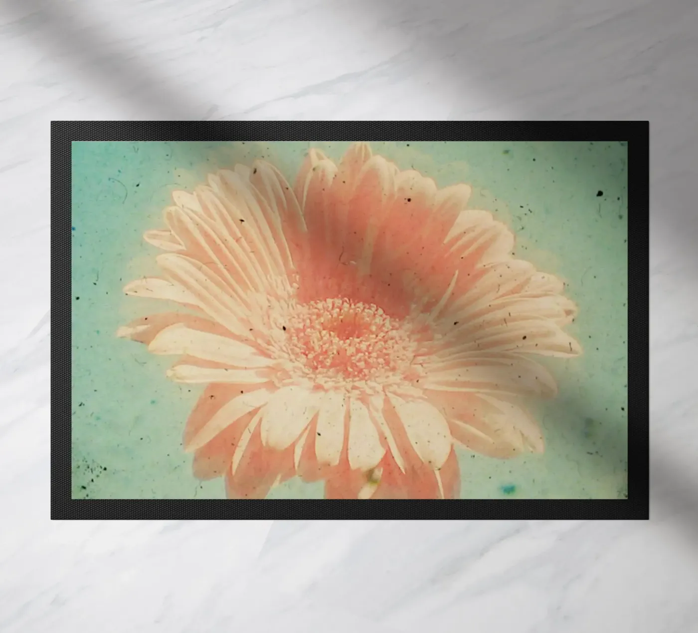 Gerbera doormat by Cassia Beck Photography