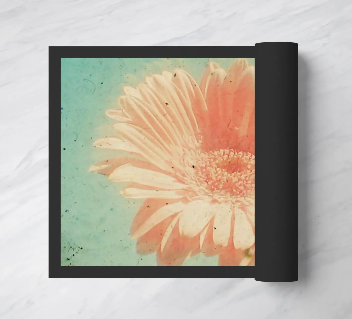 Gerbera doormat by Cassia Beck Photography
