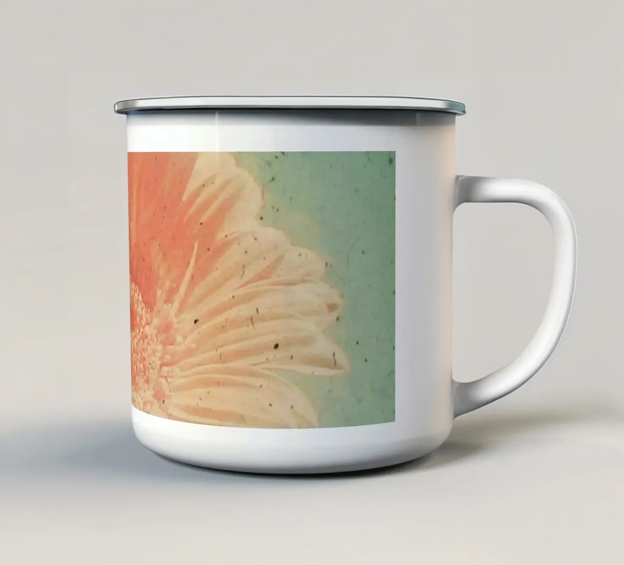 Gerbera tazza in smalto da Cassia Beck Photography