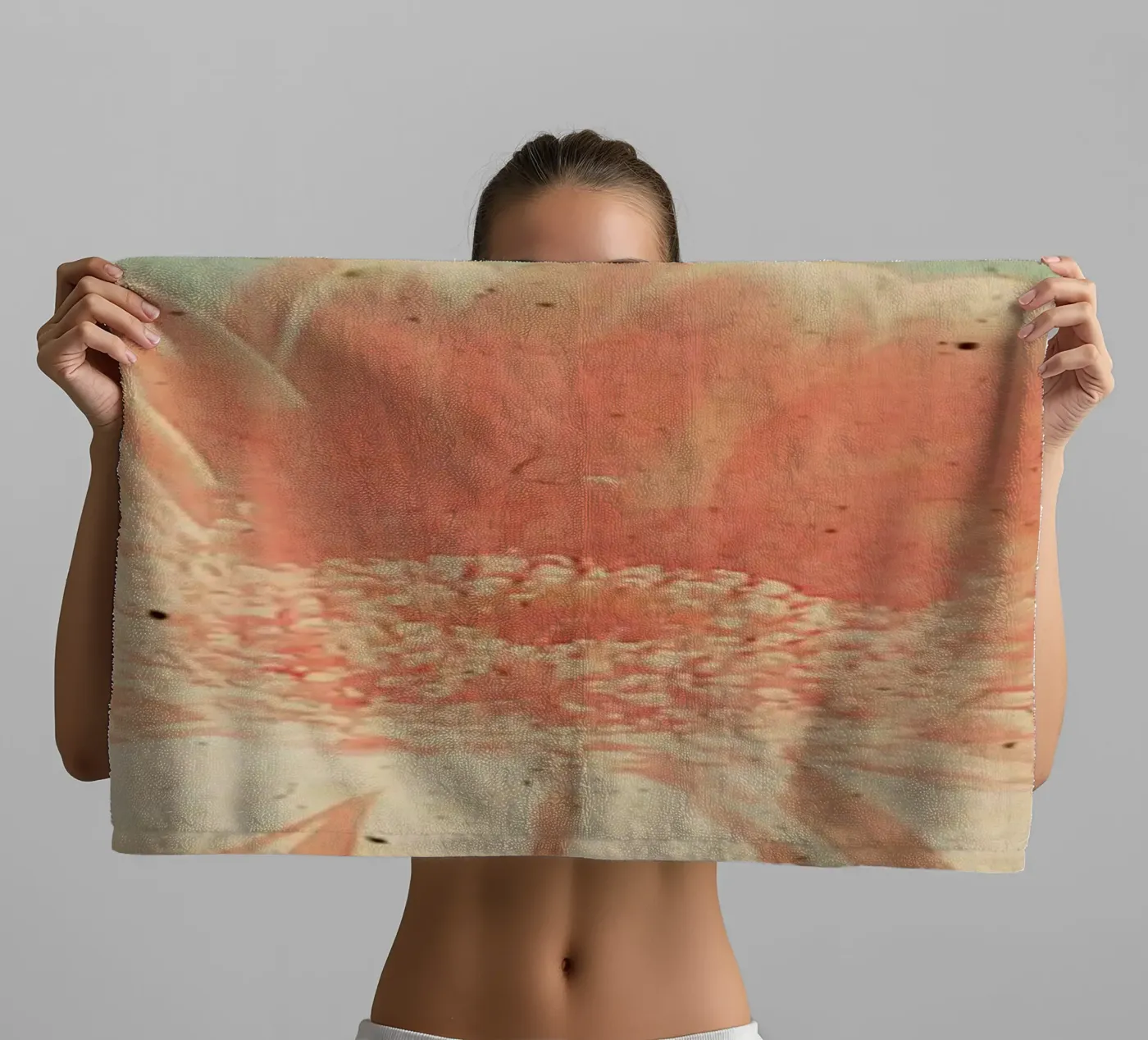 Gerbera towel by Cassia Beck Photography