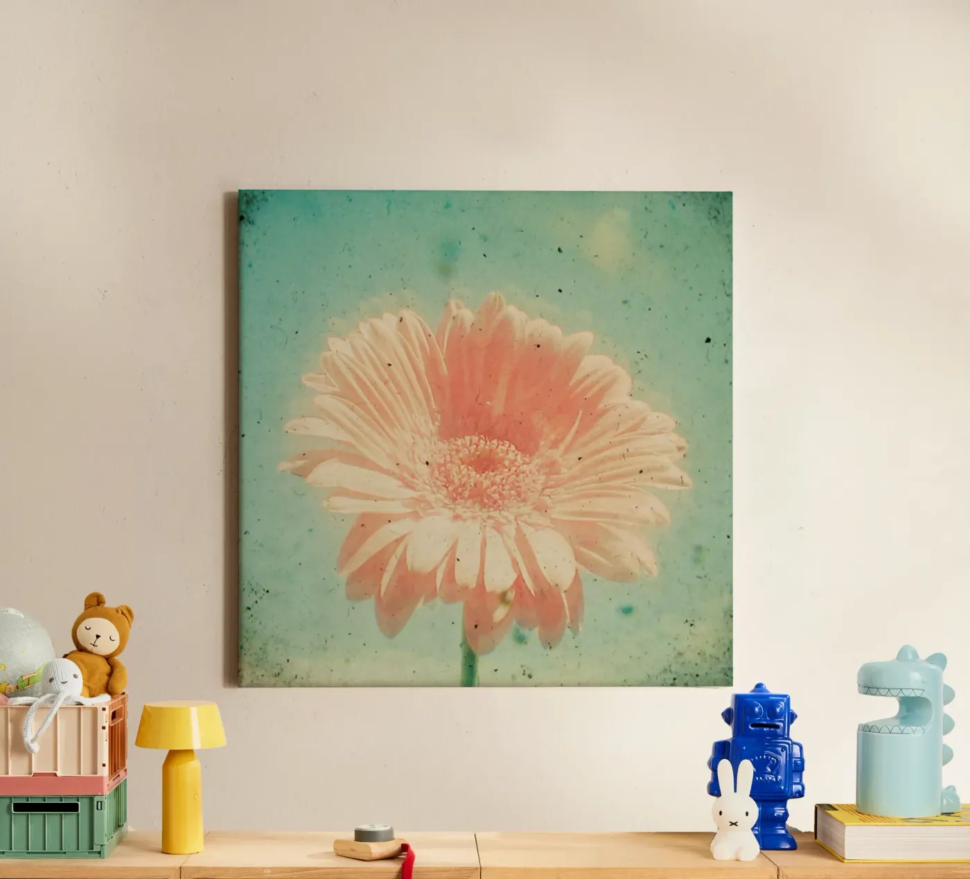 Gerbera canvas van Cassia Beck Photography