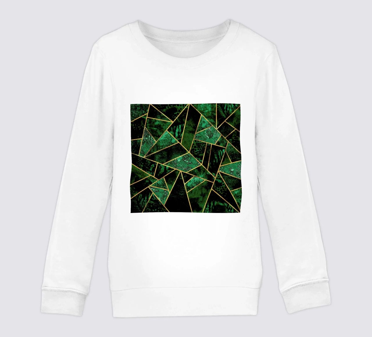Deep Emerald felpa bambino da Elisabeth Fredriksson