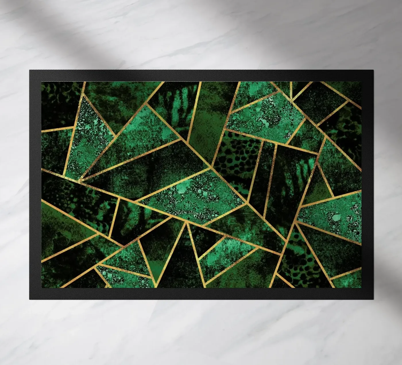 Deep Emerald doormat by Elisabeth Fredriksson