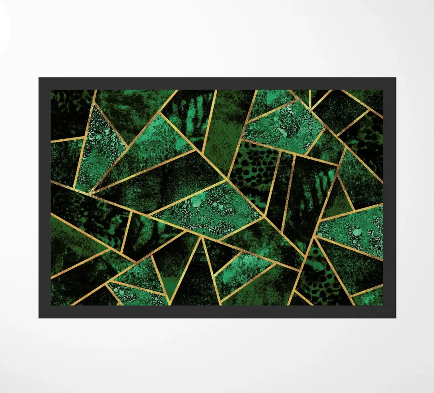 Deep Emerald doormat by Elisabeth Fredriksson