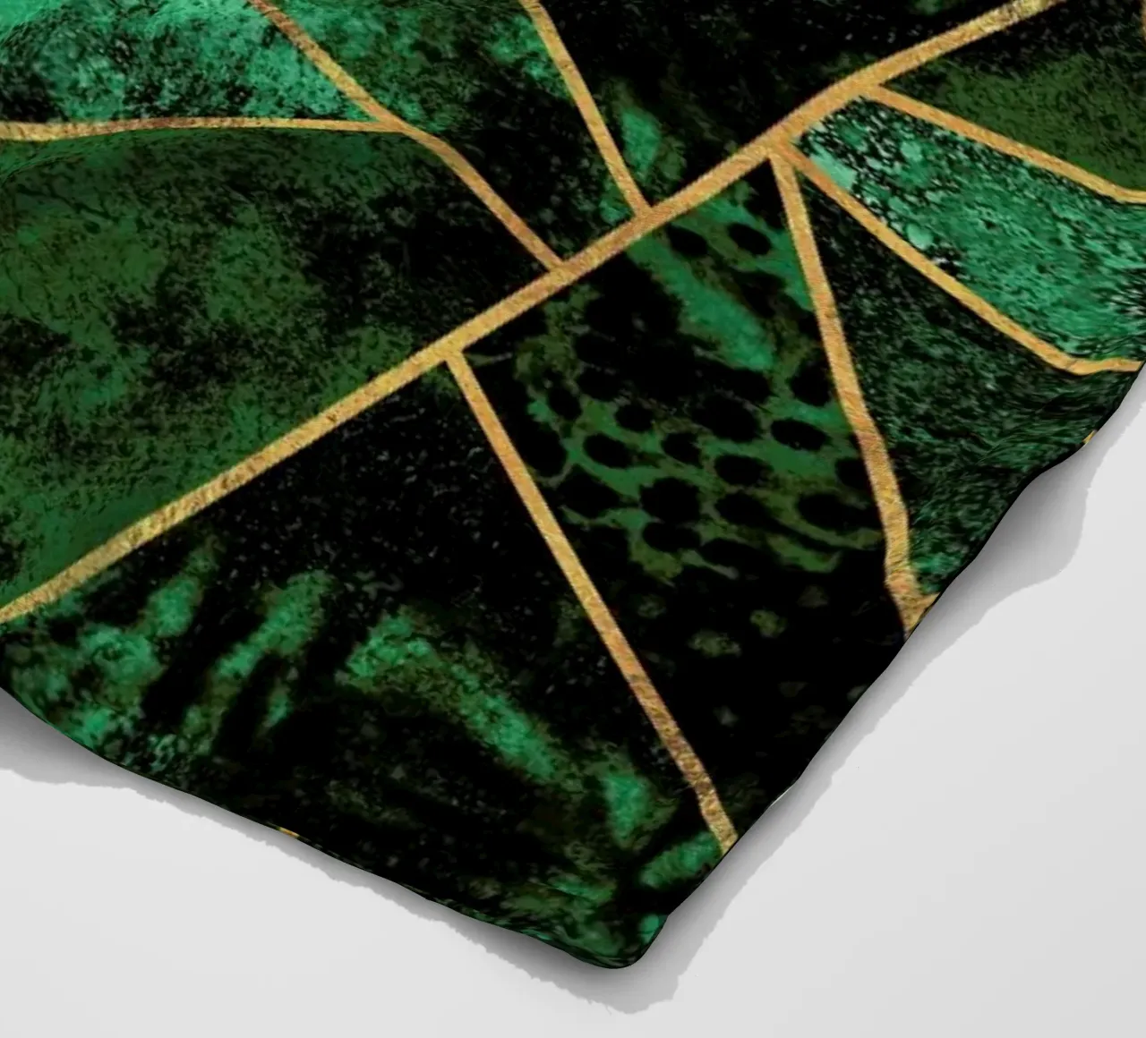 Deep Emerald manta de franela de Elisabeth Fredriksson