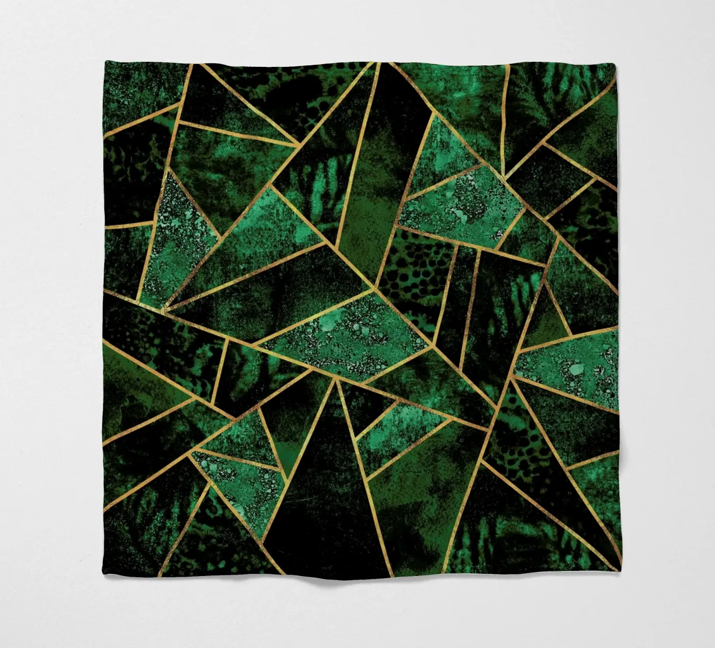 Deep Emerald Fleecedecke von Elisabeth Fredriksson