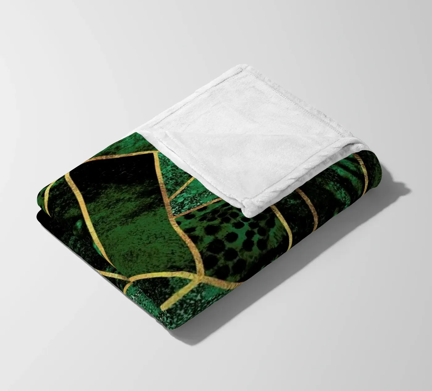 Deep Emerald Fleecedecke von Elisabeth Fredriksson