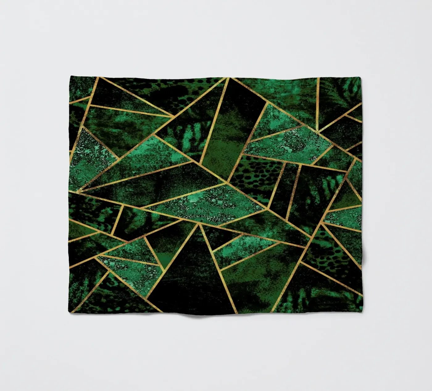 Deep Emerald Fleecedecke von Elisabeth Fredriksson