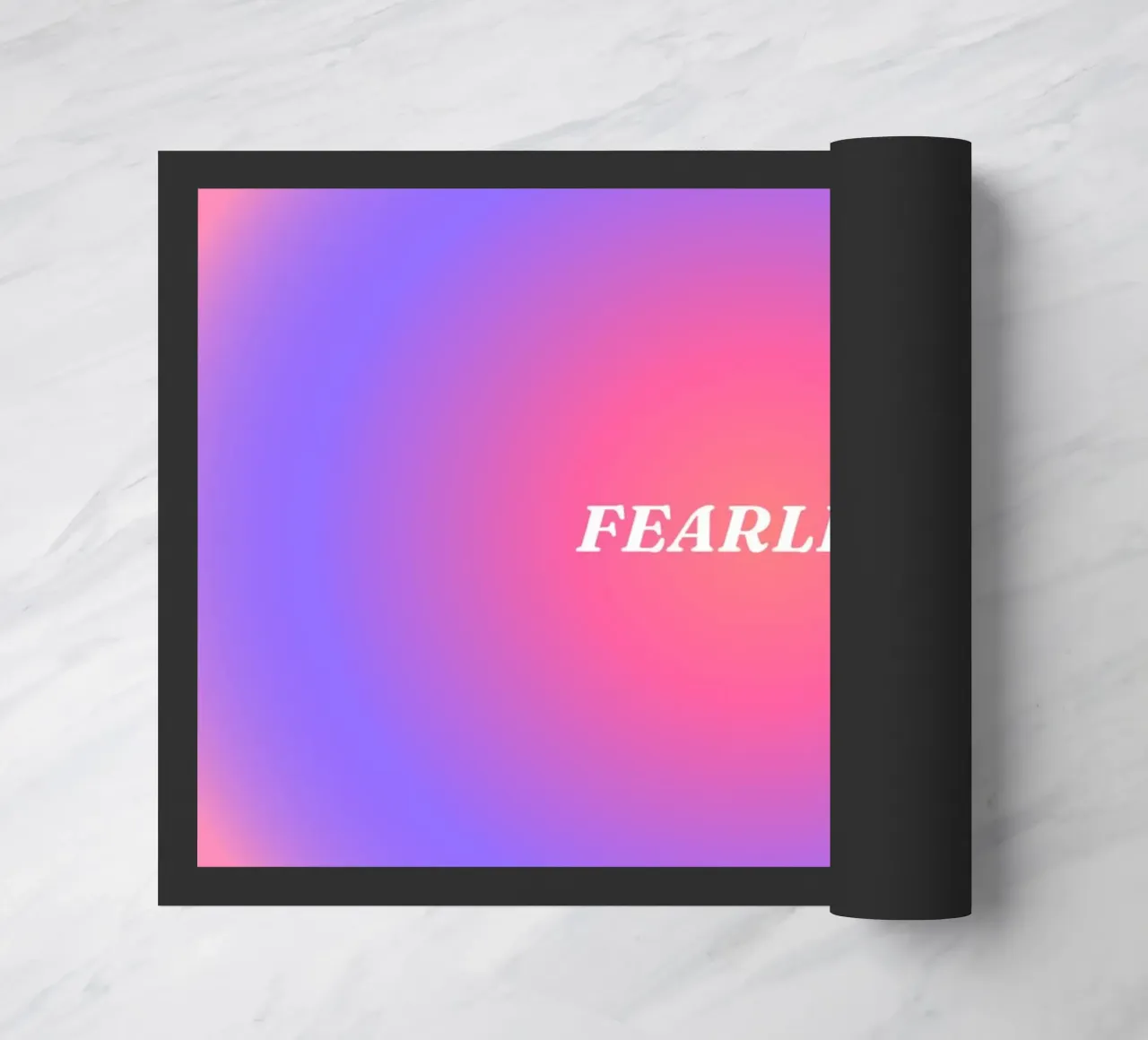 Fearless Aura doormat by Paigaam Studio