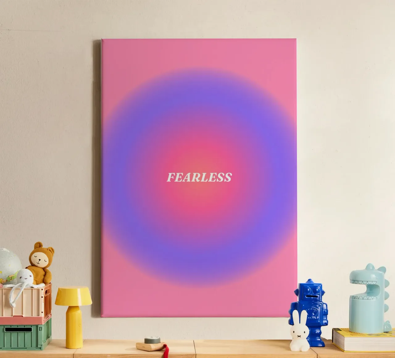 Fearless Aura canvas by Paigaam Studio