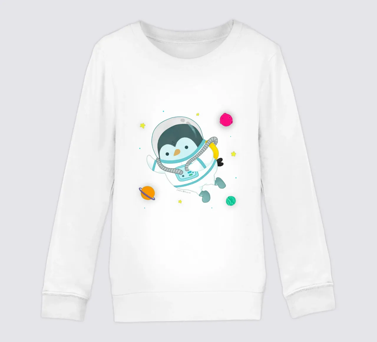 Pinguino Astronauta felpa bambino da julianamotzko