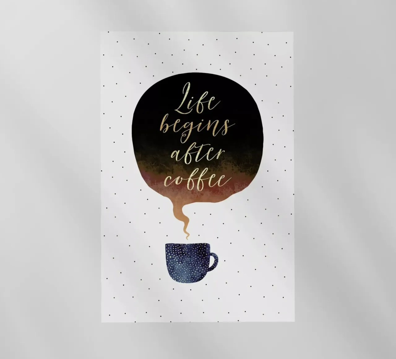 Life Begins After Coffee pellicola backlit da Elisabeth Fredriksson